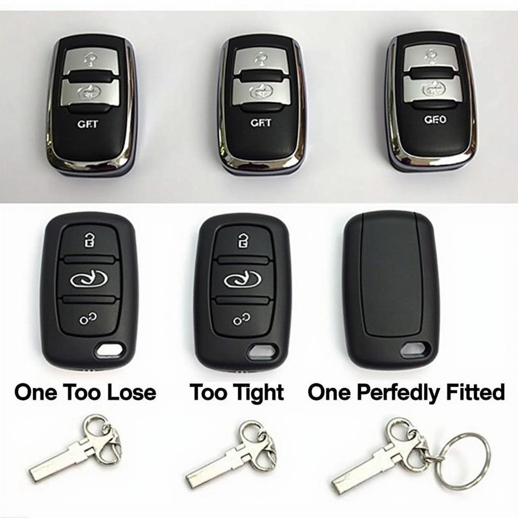 Comparison of Key Fob Cover Fit