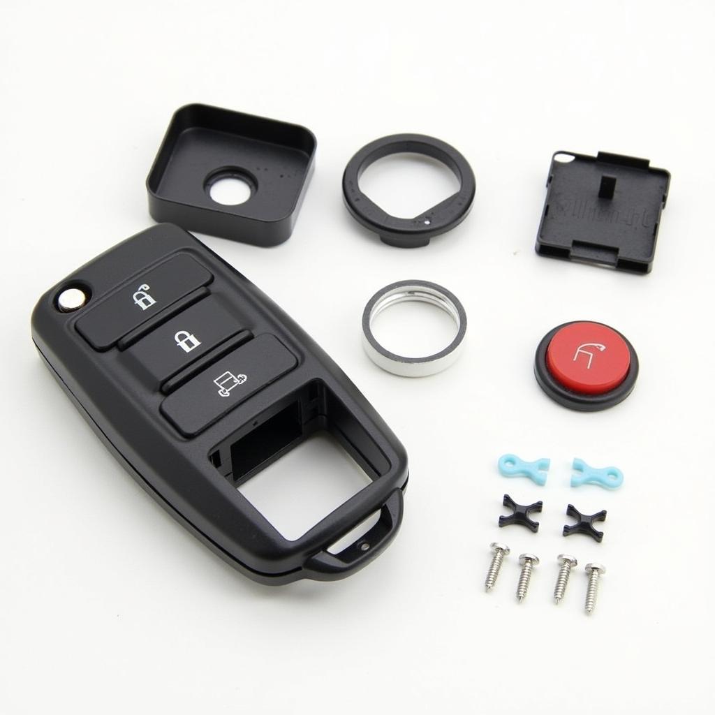 Loose Volvo Key Fob Components