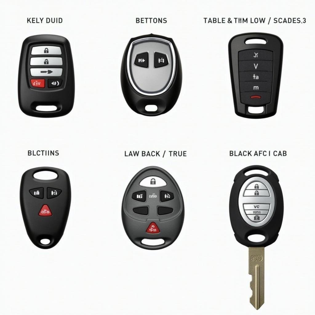 Different Types of Mazda Key Fobs