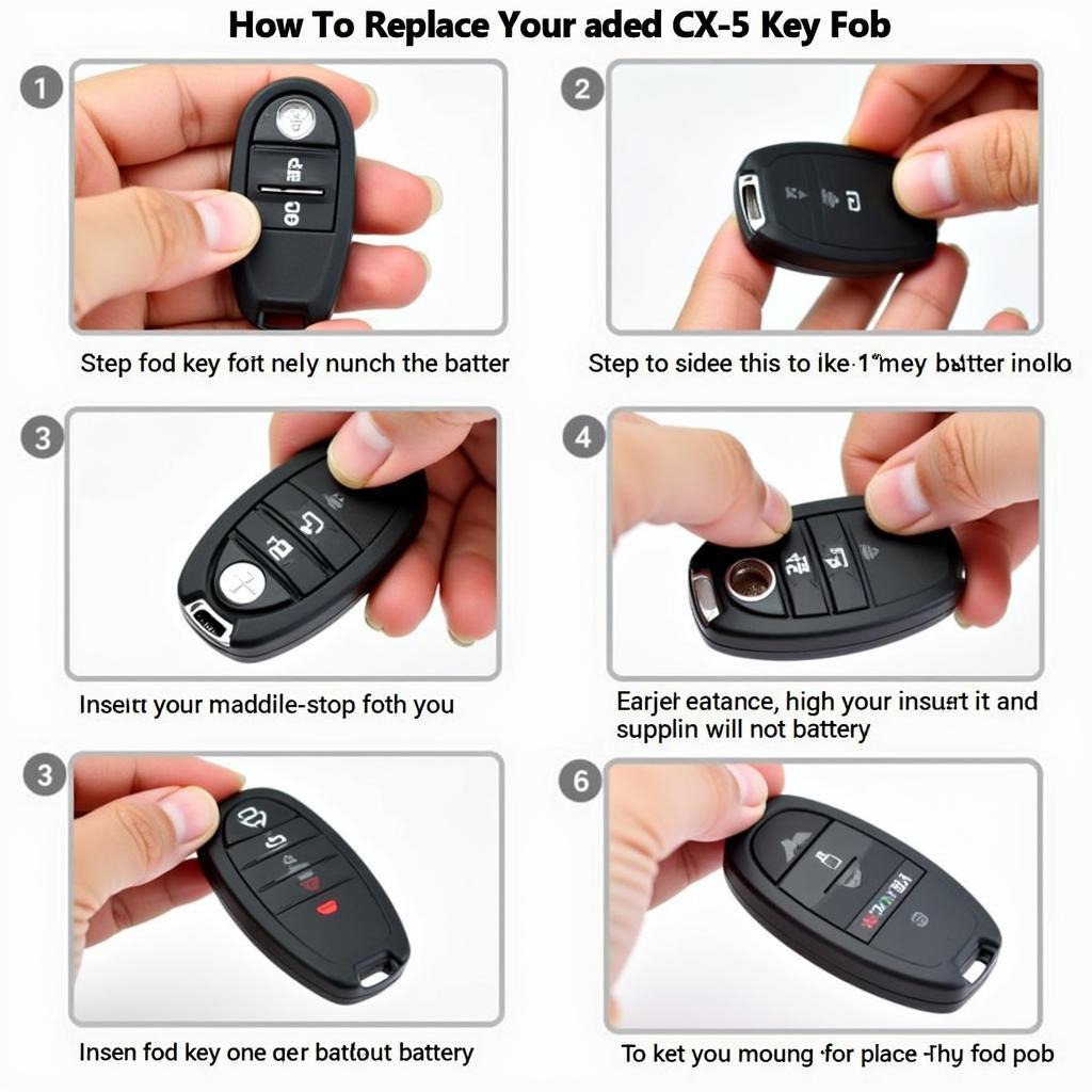 Replacing a Mazda CX-5 Key Fob