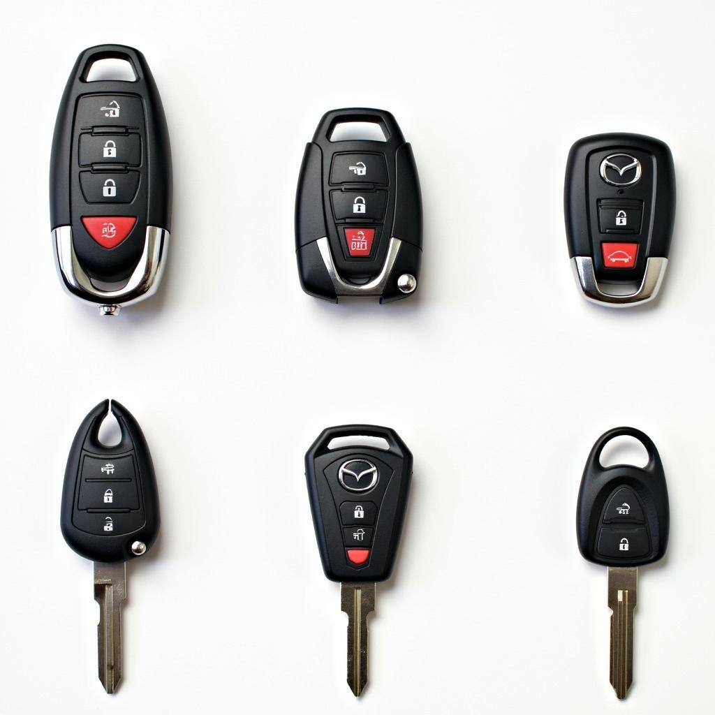 Different Types of Mazda Miata Key Fobs