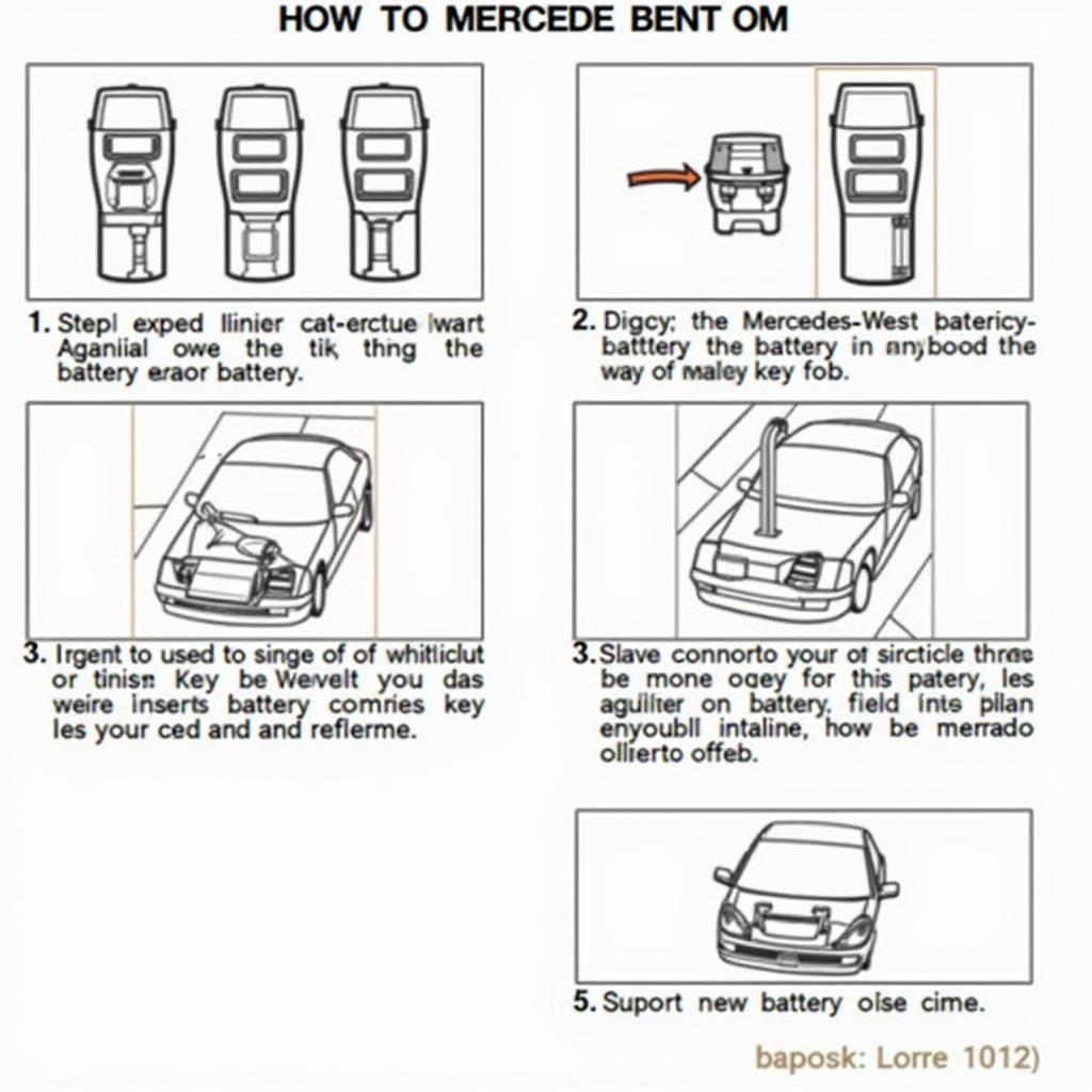 Replacing the Battery in a 1999 Mercedes-Benz Key Fob