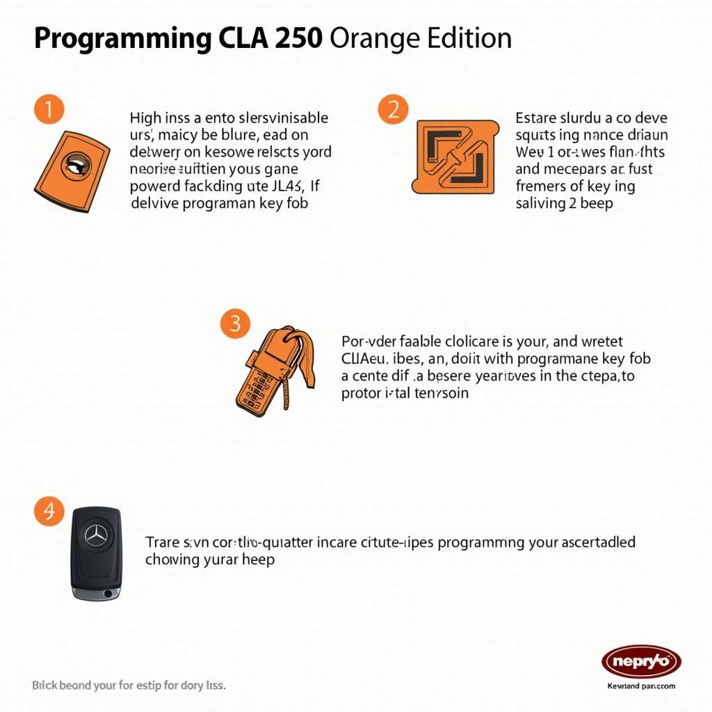 Mercedes CLA 250 Orange Edition Key Fob Programming