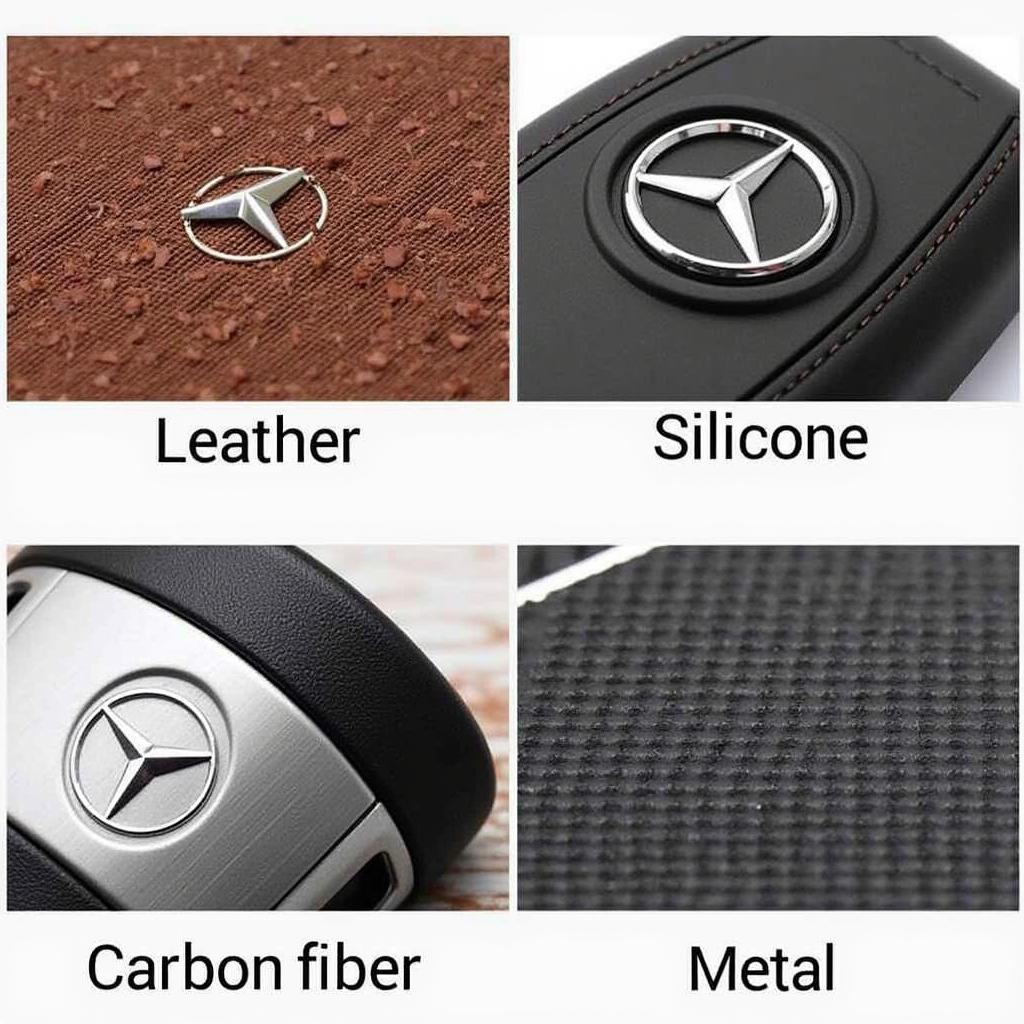 Mercedes Key Fob Cover Materials - Leather, Silicone, Carbon Fiber, Metal