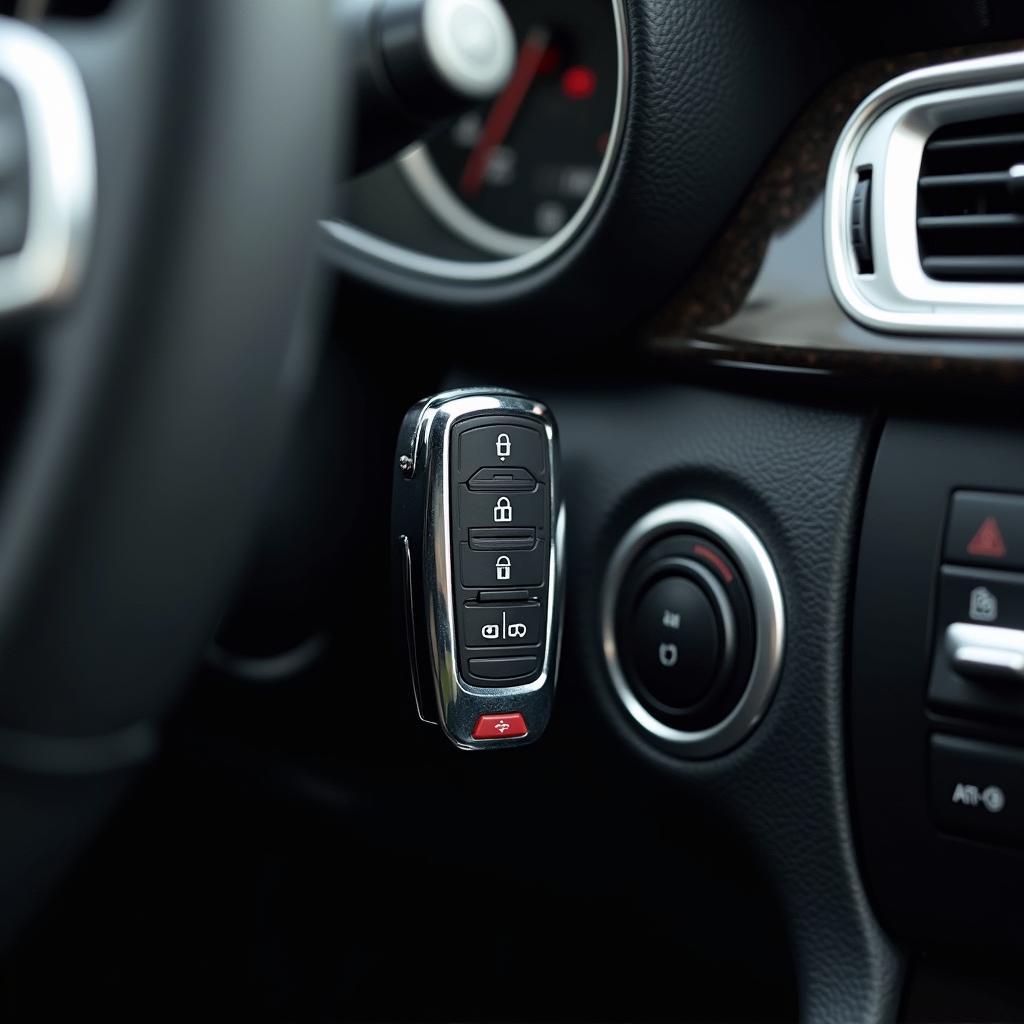 Mercedes Key Fob Placement on Dashboard