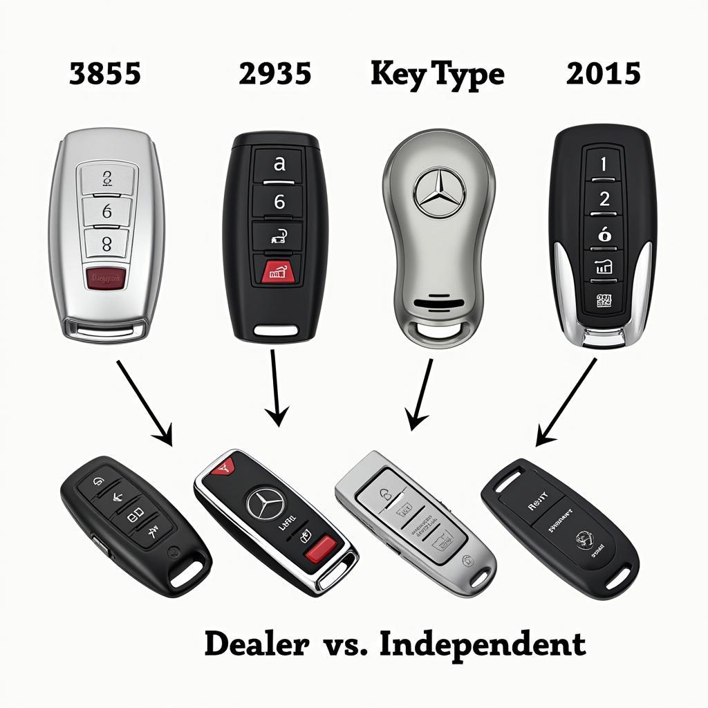 Factors Affecting Mercedes Key Fob Programming Cost