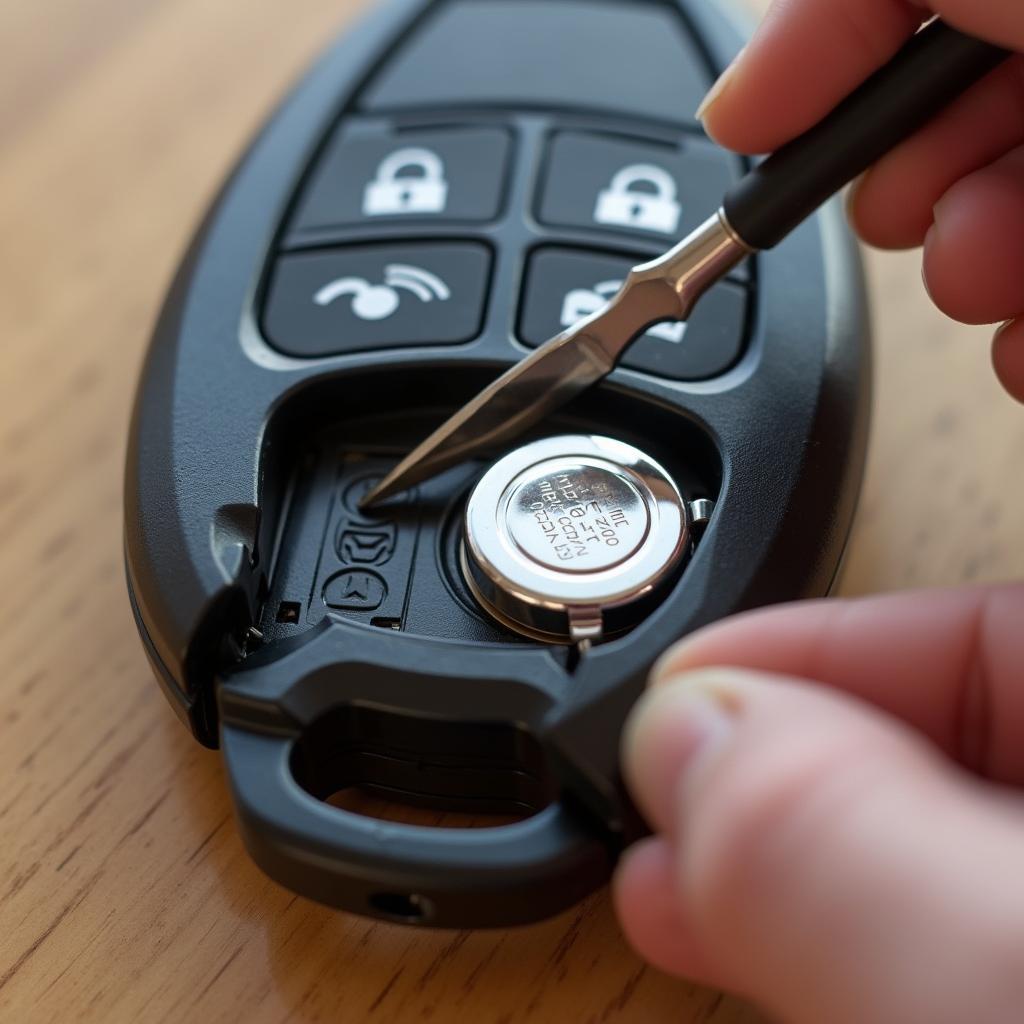 Replacing the Battery in a Mercedes Vito Key Fob