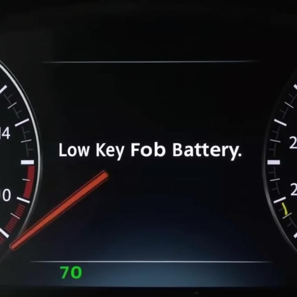 Mercedes Vito Key Fob Low Battery Warning