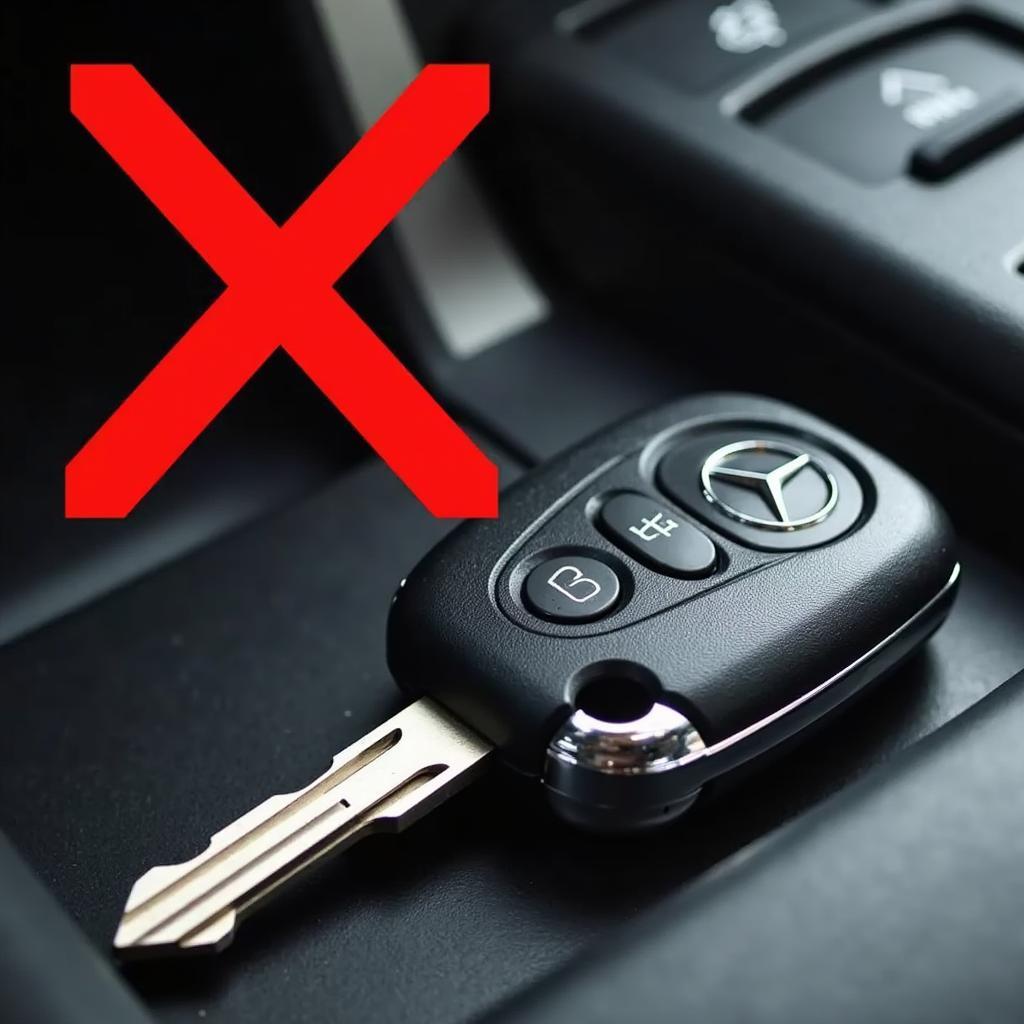 Mercedes W211 key fob malfunctioning