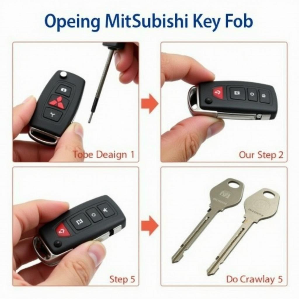 Mitsubishi Key Fob Battery Replacement