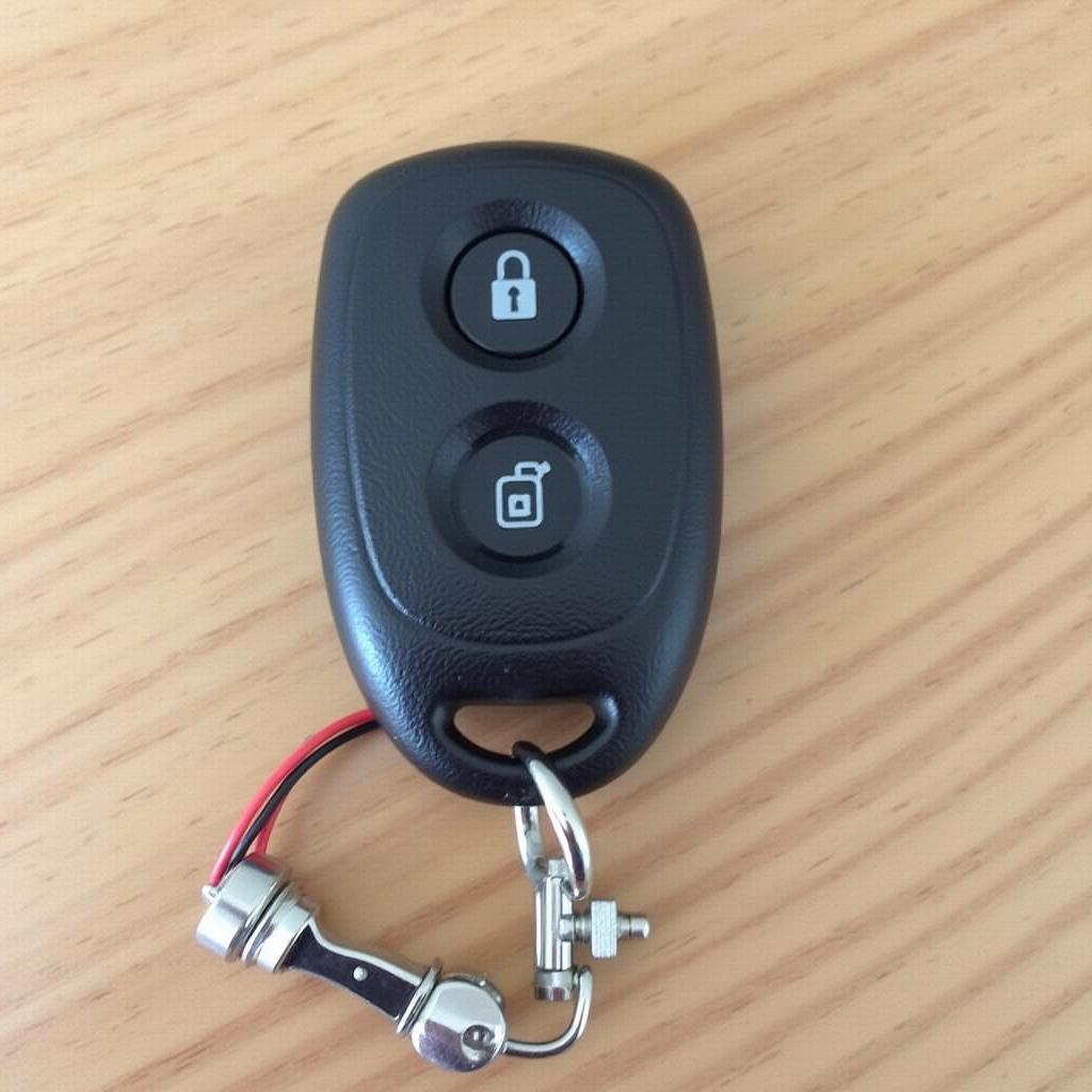 New Cadillac CTS Key Fob Battery Installed