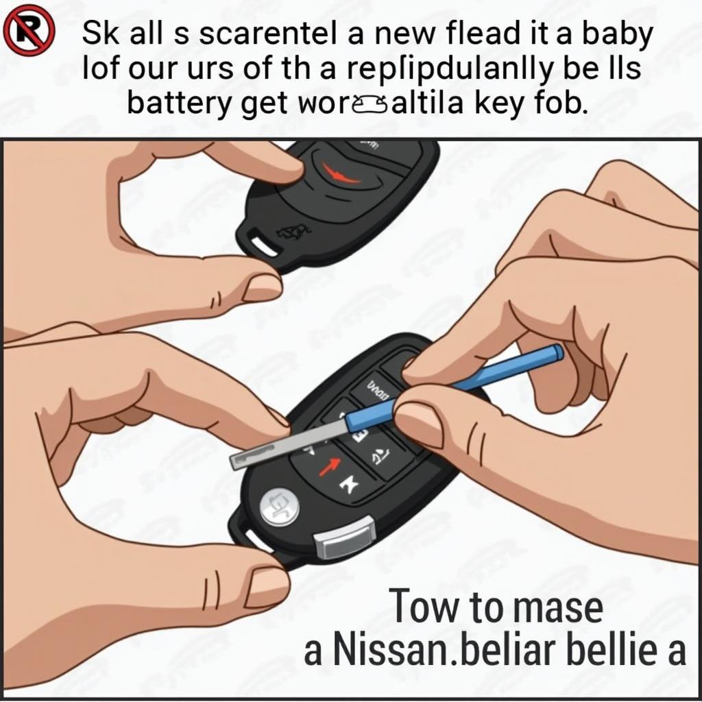 Replacing a Nissan Altima Key Fob Battery