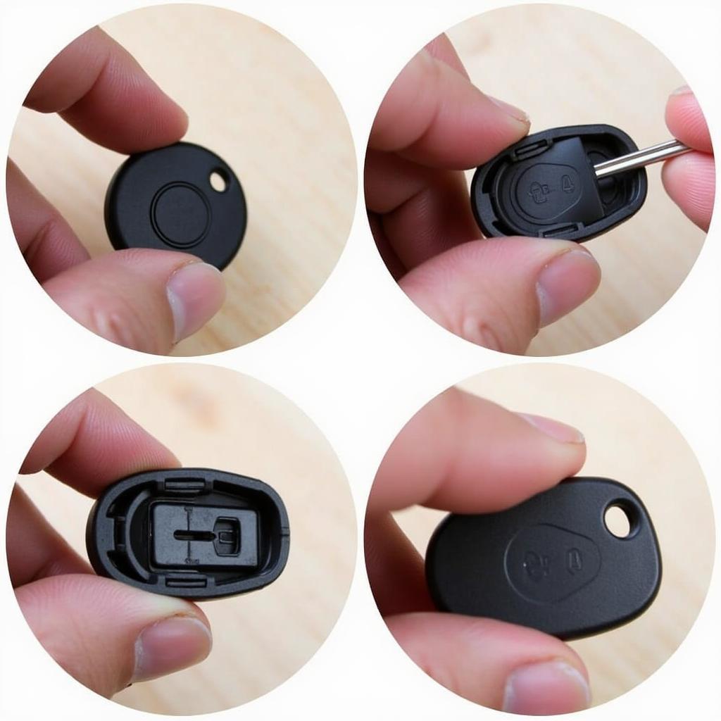 Replacing the battery in a Nissan Altima key fob