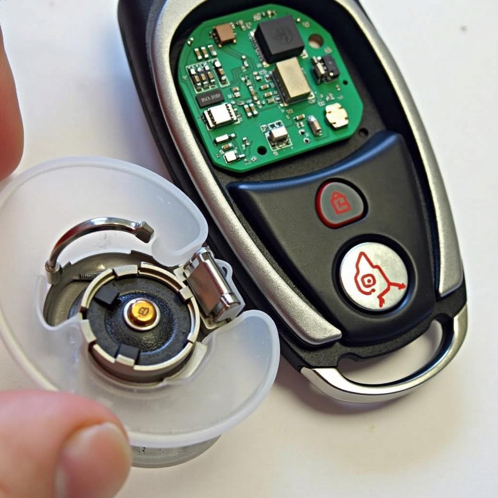 Nissan Altima Key Fob Internal Components