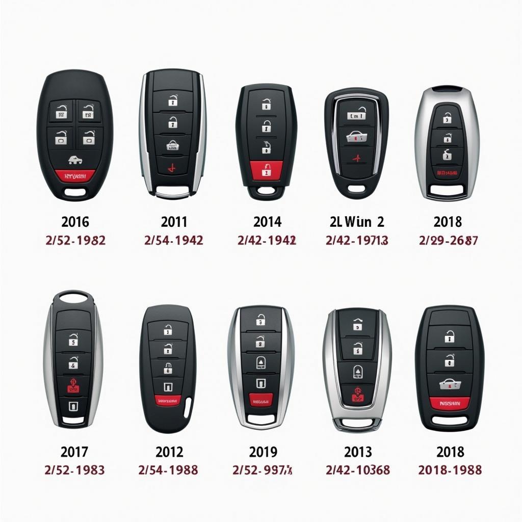 Different Types of Nissan Altima Key Fobs