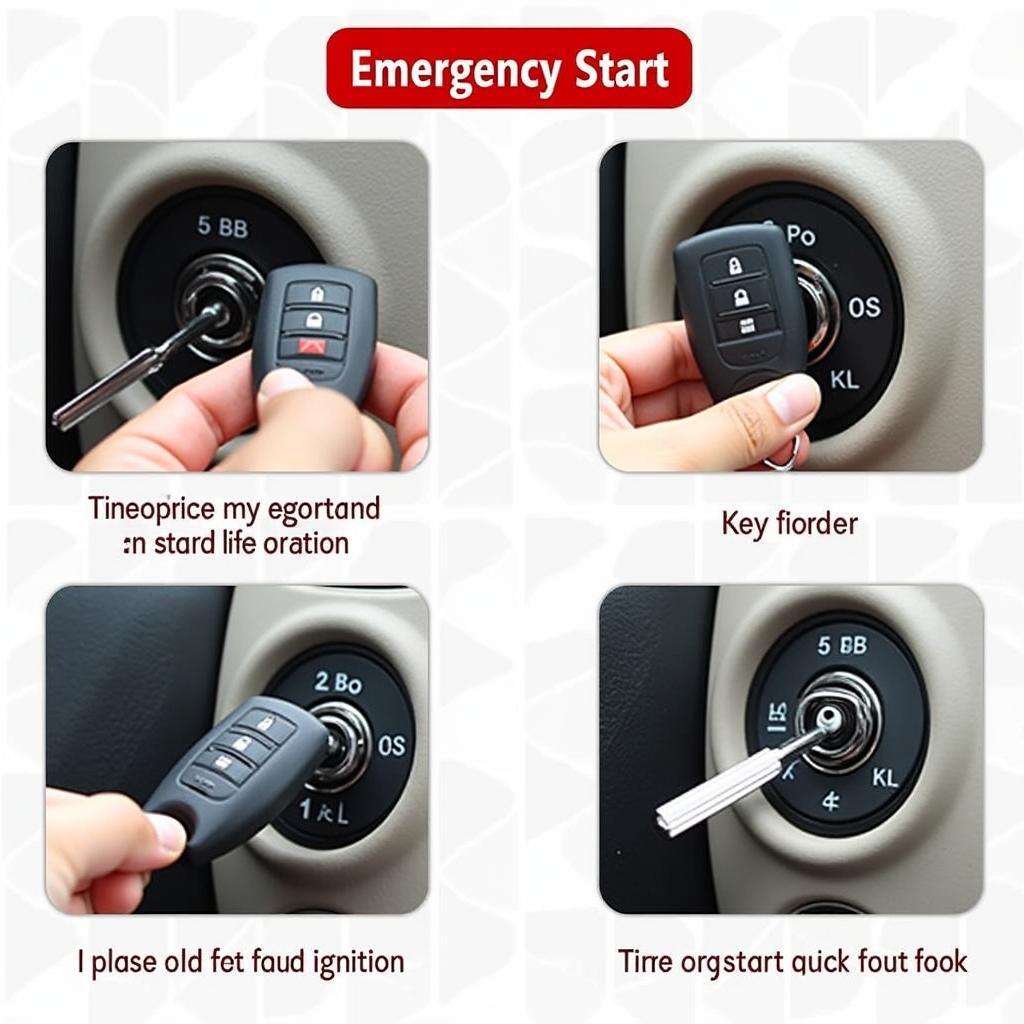 Nissan Emergency Start Procedure