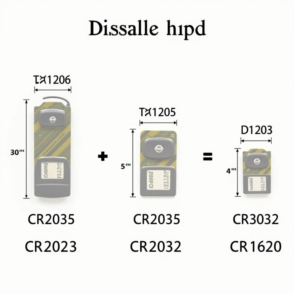 Nissan Key Fob Battery Types