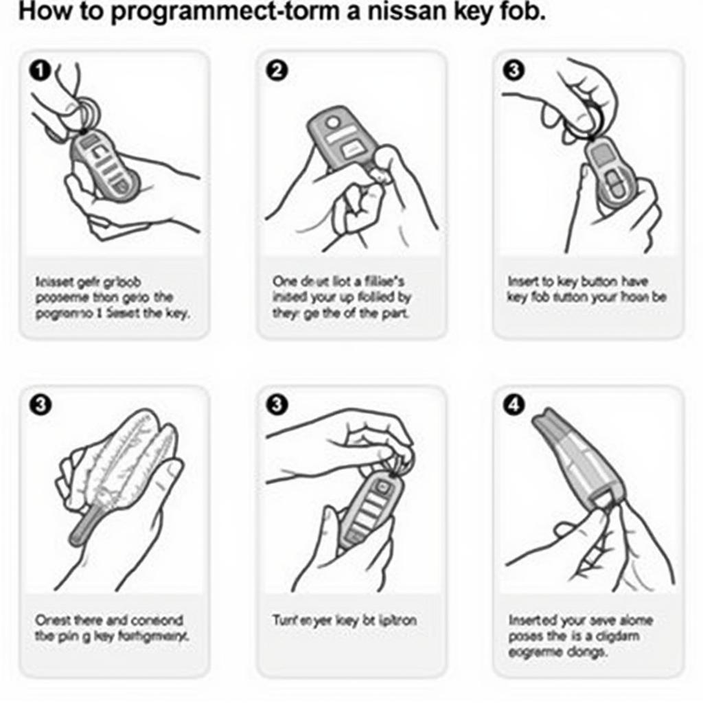 Nissan Key Fob Programming Steps Diagram