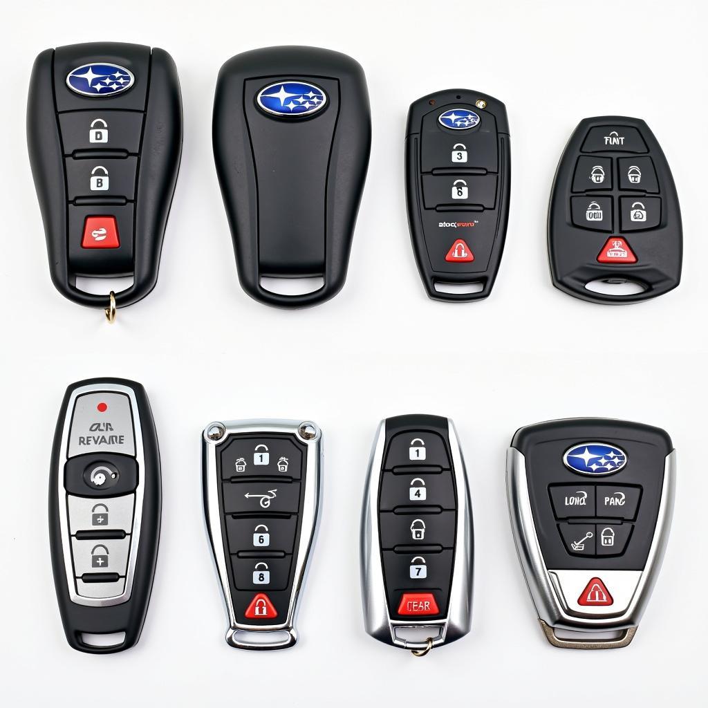 Types of OEM Subaru Key Fobs