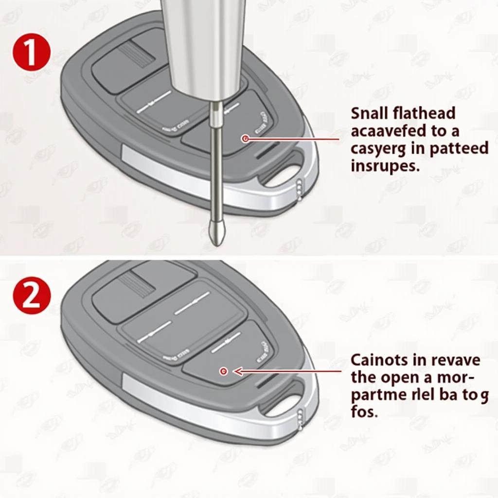 Opening a GMC Sierra Key Fob Casing