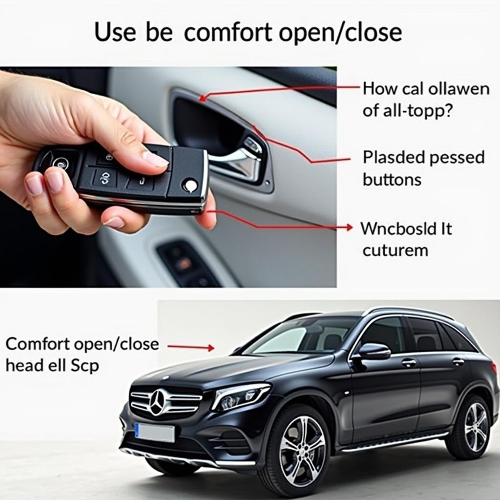 Opening Windows with a Mercedes Key Fob