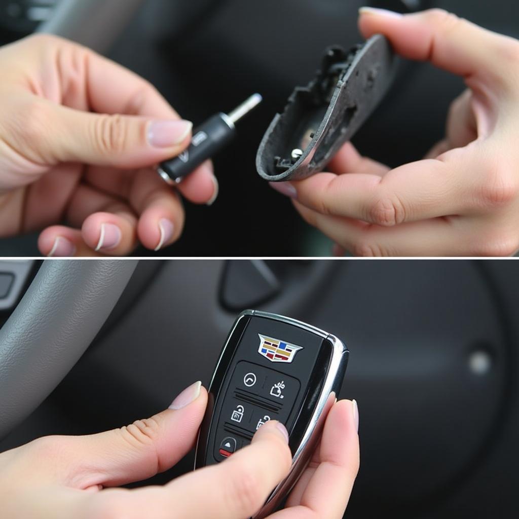 Opening a Cadillac STS Key Fob