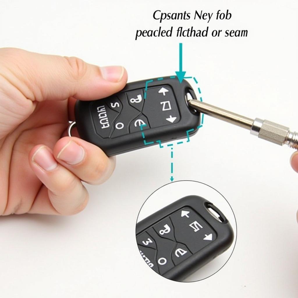 Opening a Ford Key Fob to Replace the Battery