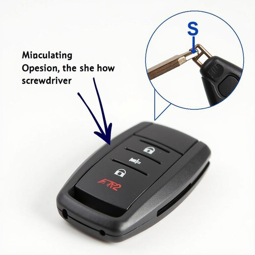 Opening the 2016 Mercedes Key Fob Casing