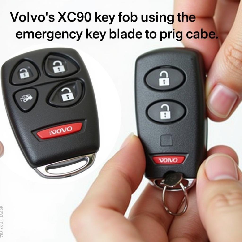 Opening a Volvo XC90 Key Fob