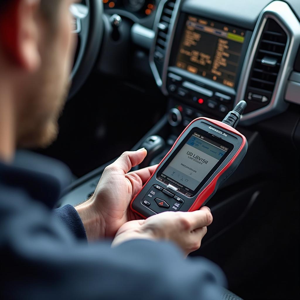 Programming a Porsche Cayenne Key Fob with a Diagnostic Tool