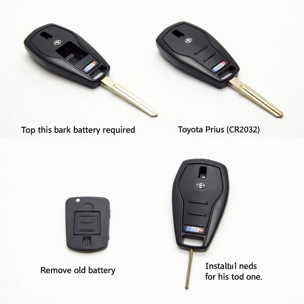 Replacing a Prius Key Fob Battery