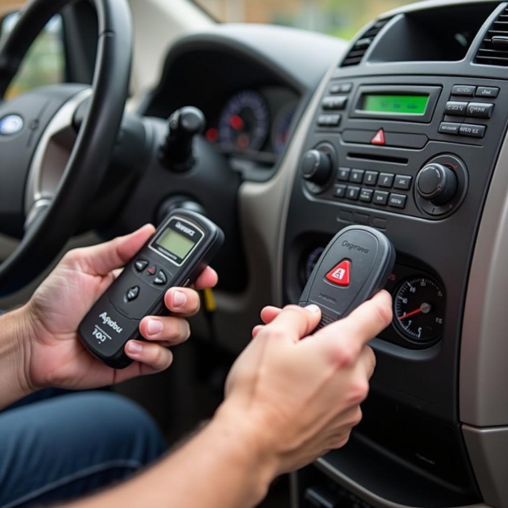 Programming a 2007 Ford Transit Connect Key Fob with Diagnostic Tool