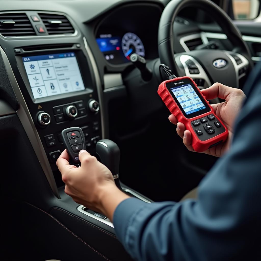 Using a Diagnostic Tool to Program a 2015 Ford Explorer Key Fob