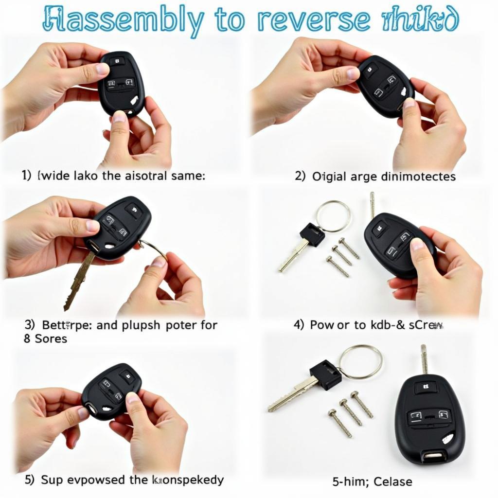 Reassembling the 2007 Mercedes Key Fob