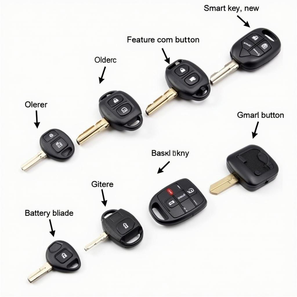 Different Types of Nissan Key Fobs