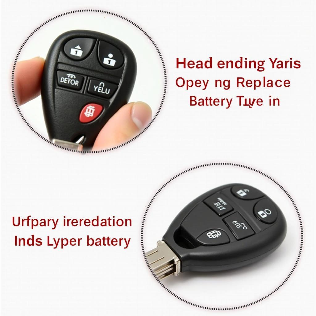 Replacing 2007 Toyota Yaris Key Fob Battery