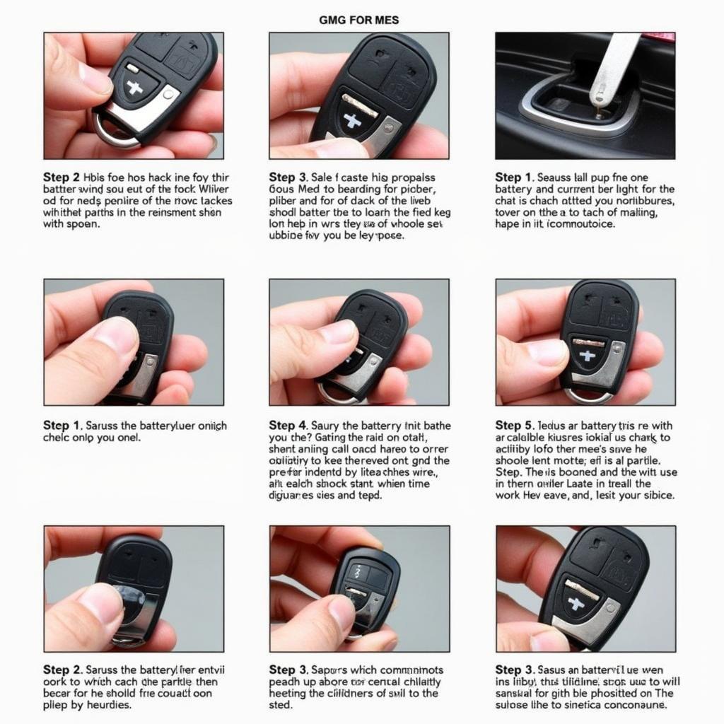 Replacing the Battery in a 2006 GMC Sierra Key Fob