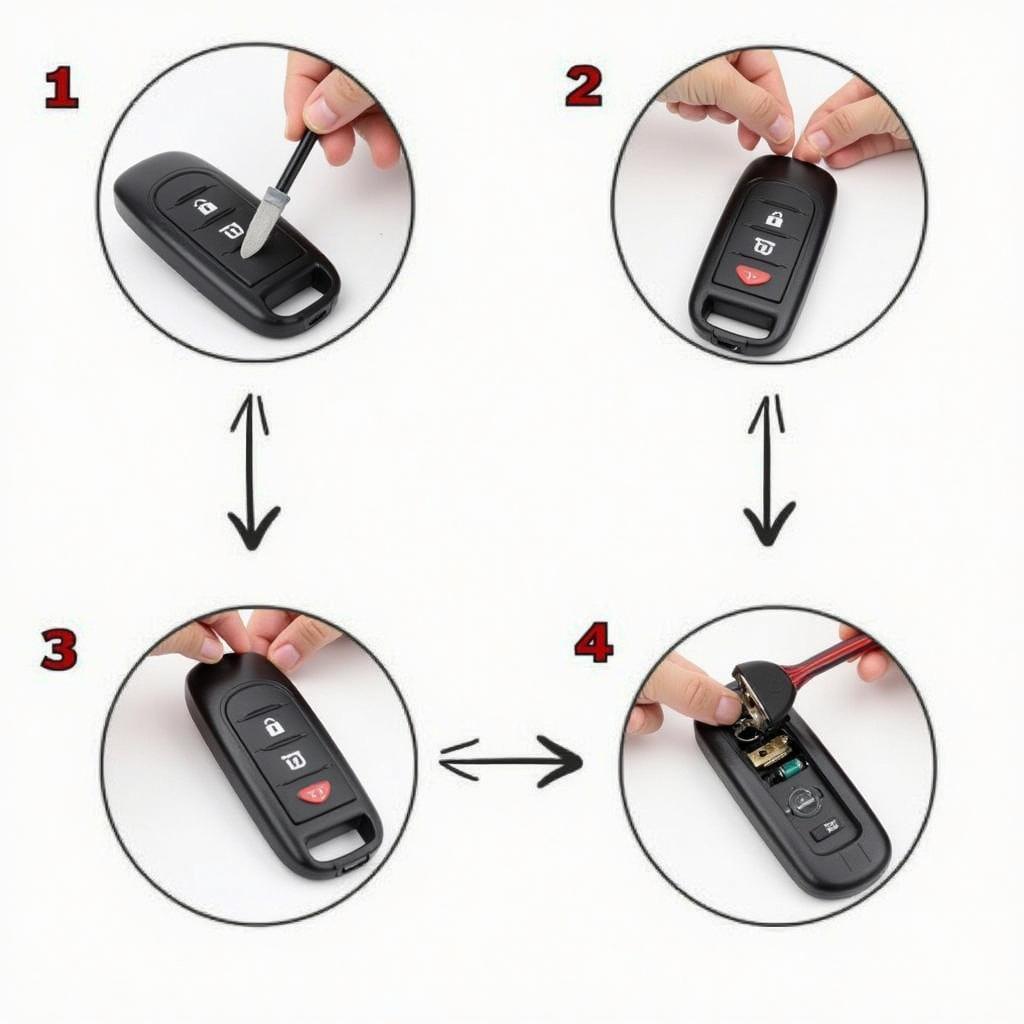 Replacing 2008 Scion xD Key Fob Battery