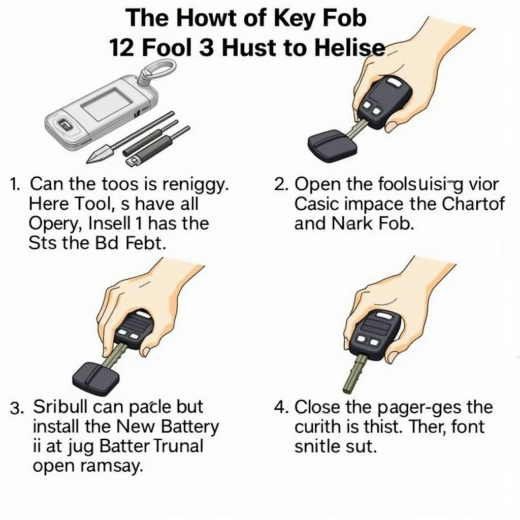 Replacing the Battery in a 2014 Mazda 3 Key Fob