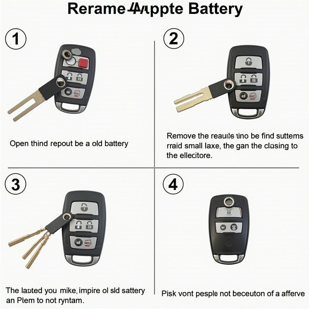 Replacing Acura TL Key Fob Battery