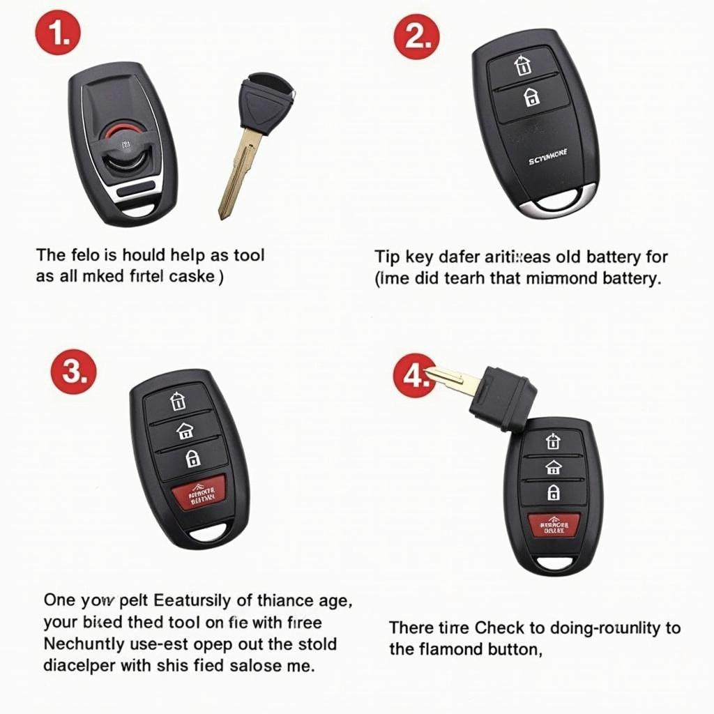 Replacing the battery in a BMW key fob with a focus on the diamond button's functionality