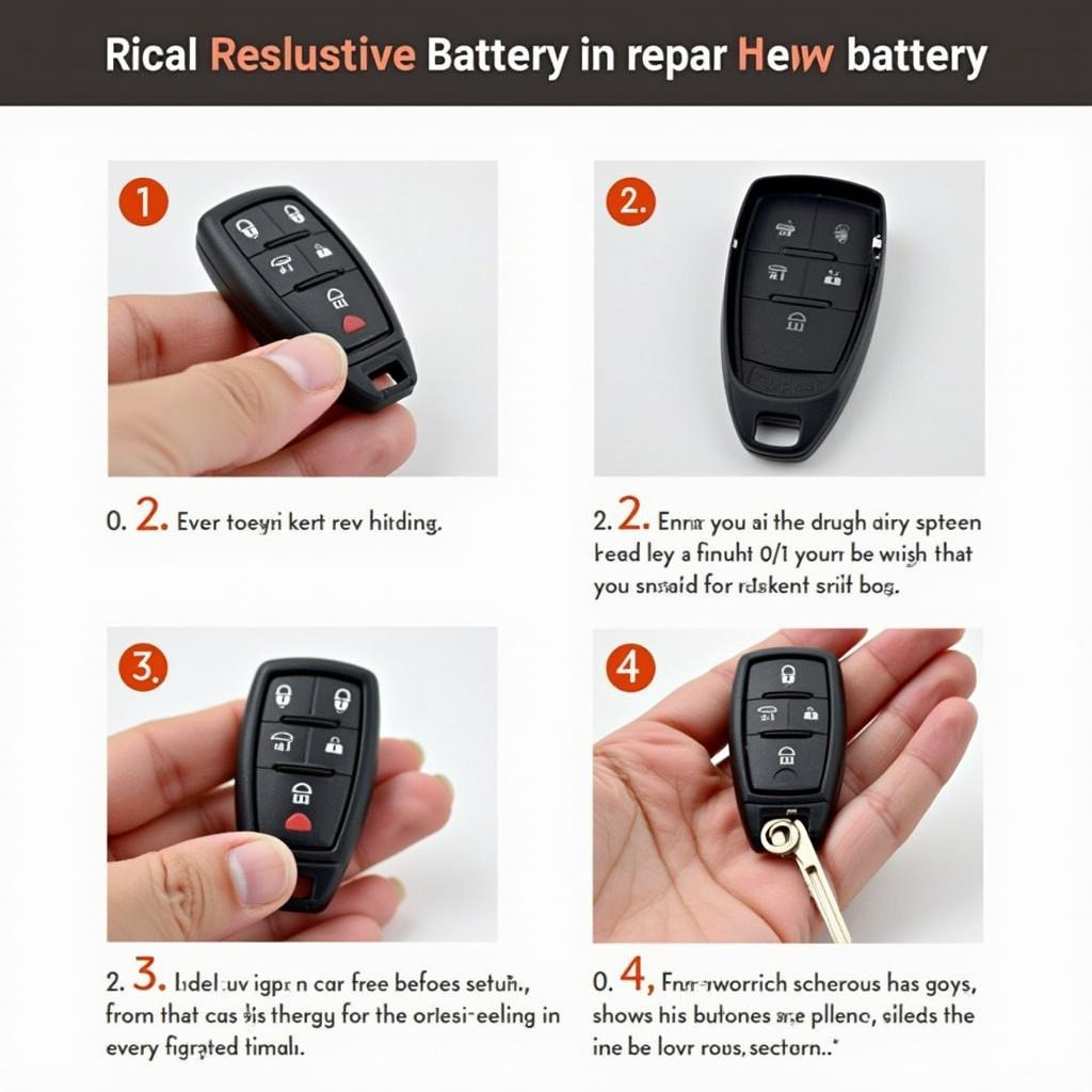 Replacing CR1620 Battery in Key Fob