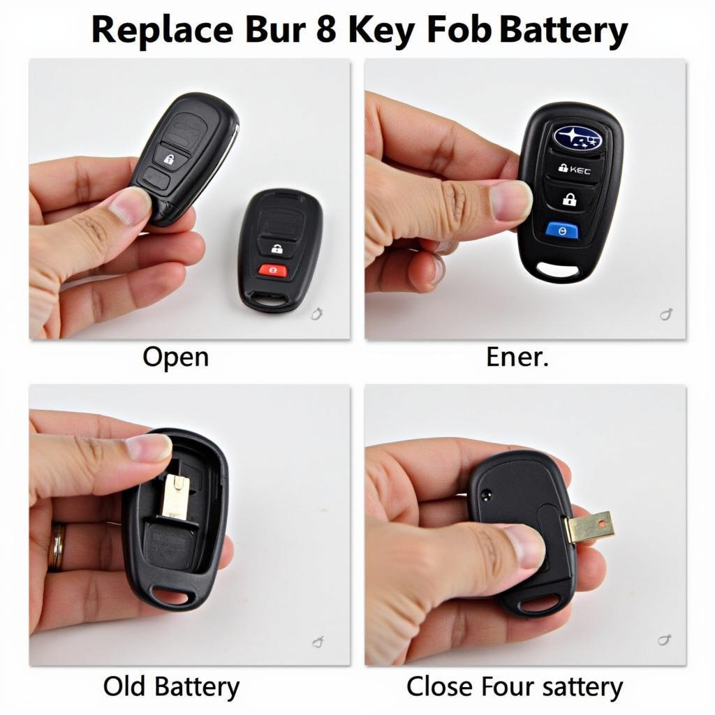 Replacing Subaru Key Fob Battery