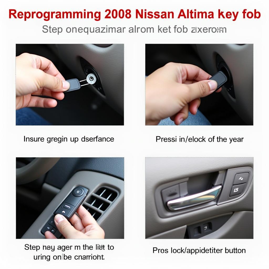 Reprogramming a 2008 Nissan Altima Key Fob