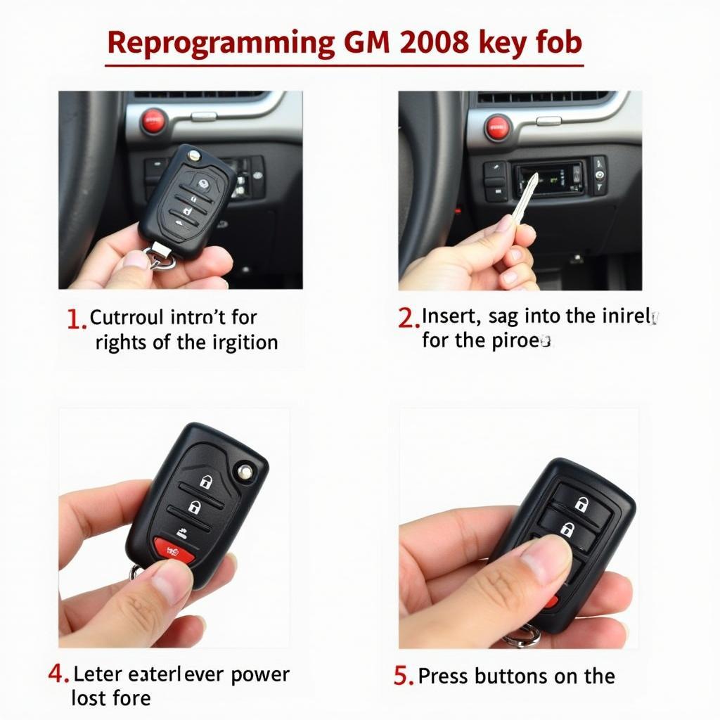 Reprogramming a GM 2008 Key Fob Process