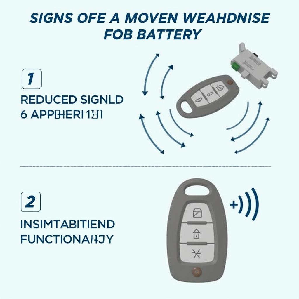 Signs of a Weak Toyota RAV4 Key Fob Battery