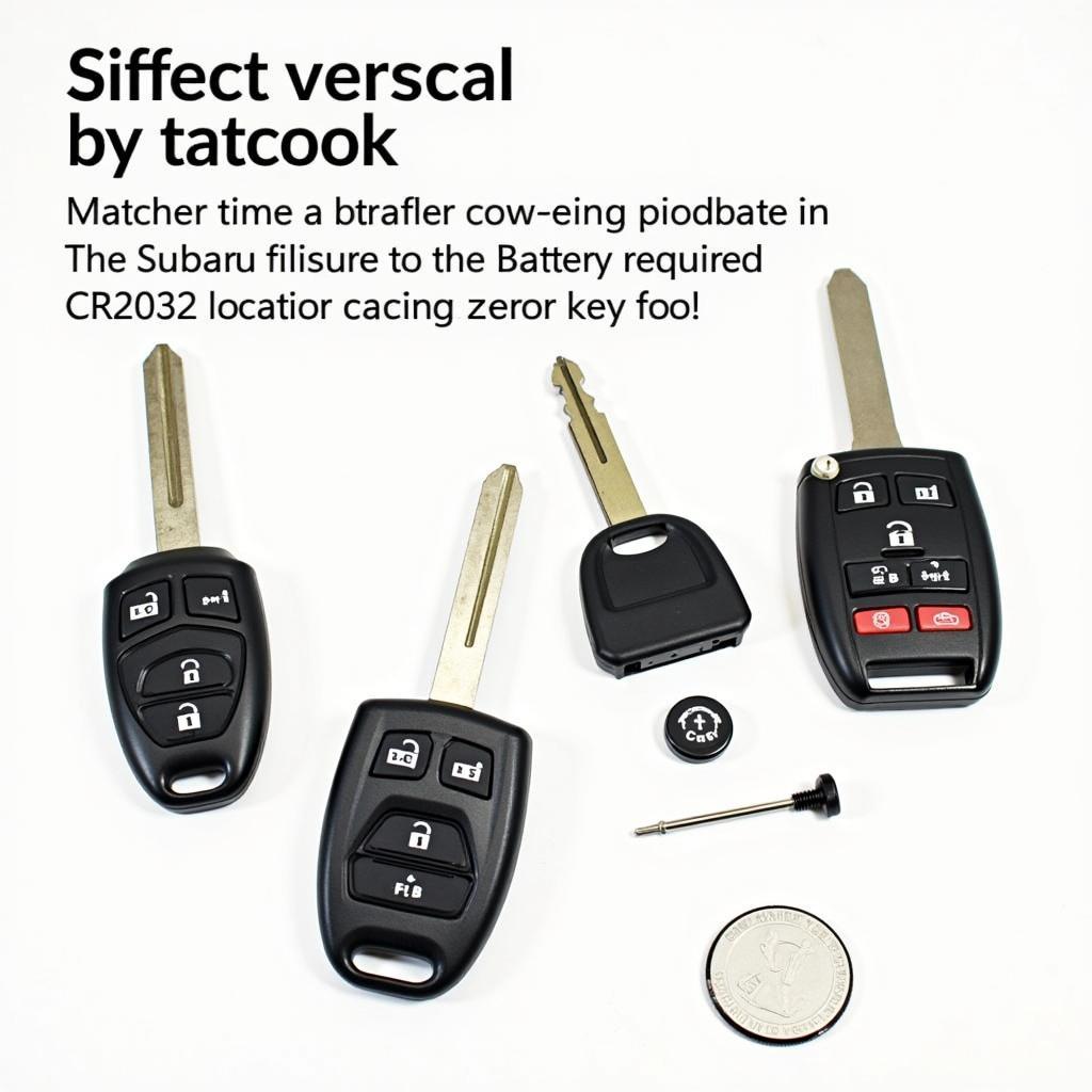 Subaru Key Fob Battery Replacement Guide