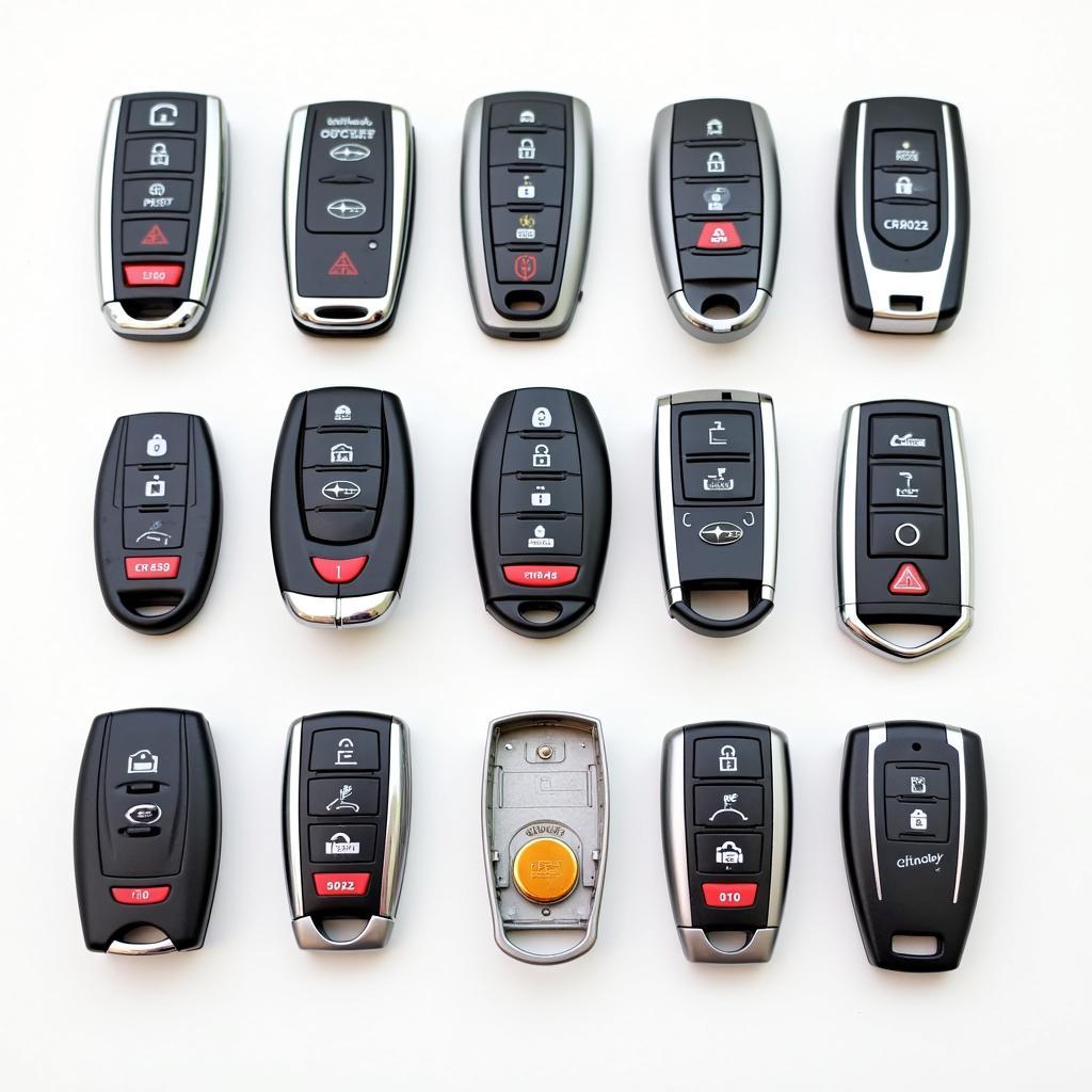 Different Subaru Key Fob Battery Types