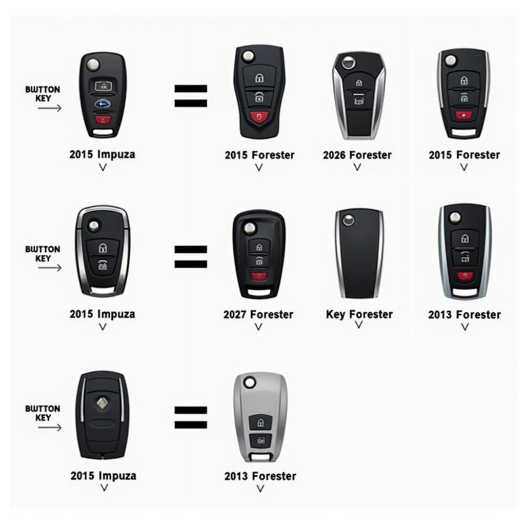 Types of Subaru Key Fobs