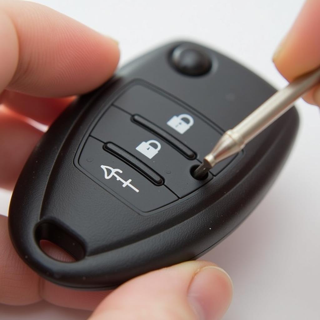 Toyota 2016 Prius Key Fob Release Button Location